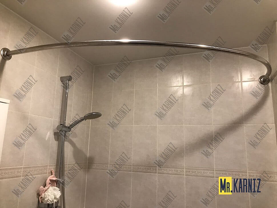 Карниз для ванны 1 MarKa Julianna 160х95 Усиленный 20 мм MrKARNIZ фото 9