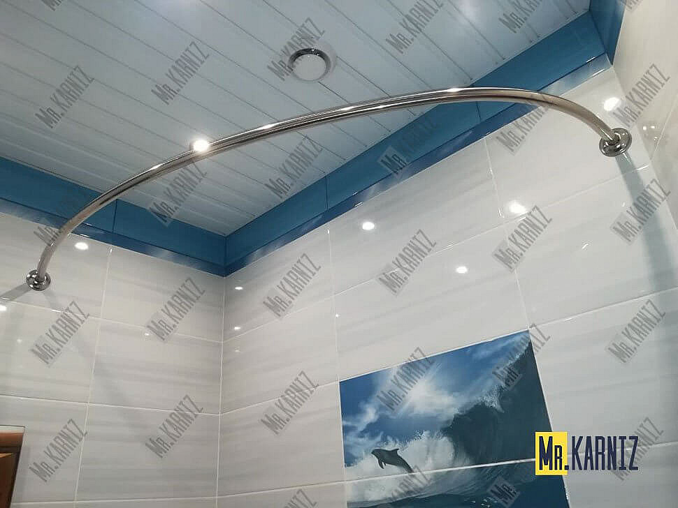 Карниз для ванны Aquatek Дива 170х90 Усиленный 25 мм MrKARNIZ фото 6