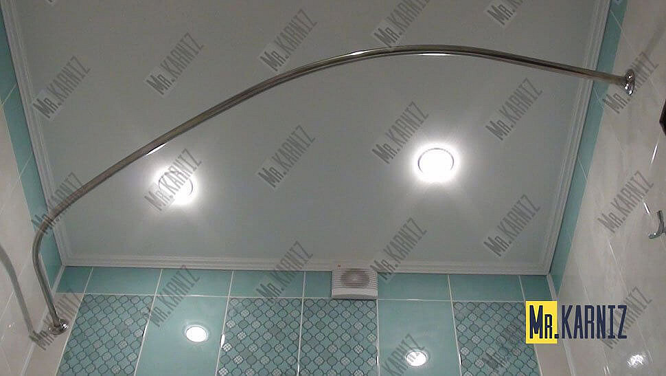 Карниз для ванны Vagnerplast Iris 143х143 Усиленный 20 мм MrKARNIZ фото 10